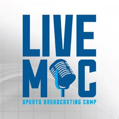 Live Mic Sports Broadcasting Camp Logo