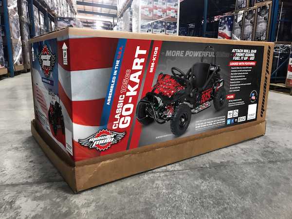 Monster Moto Go-Kart Product Packaging Photo