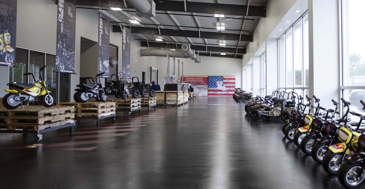 Monster Moto Facility Showroom Photo