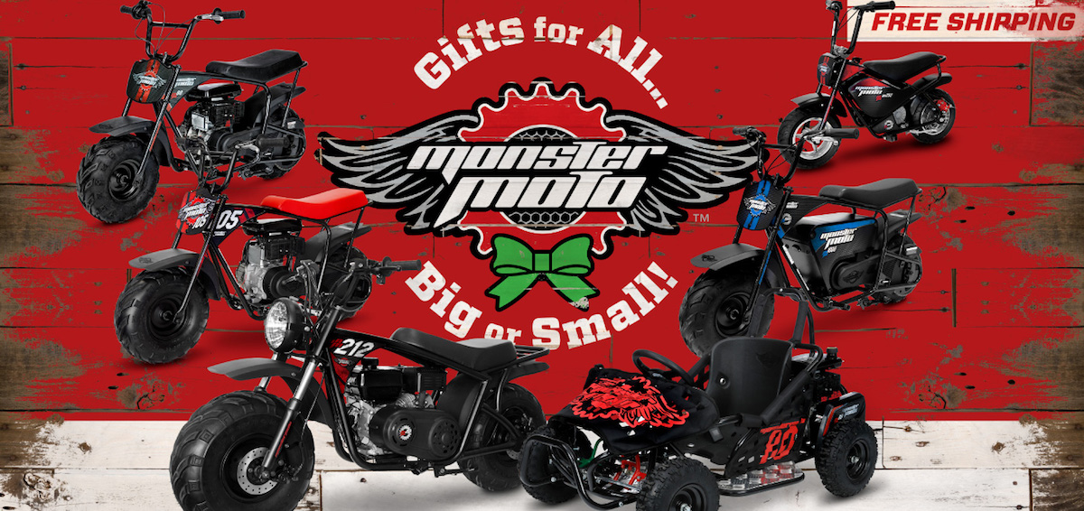 Monster Moto Products Christmas Image